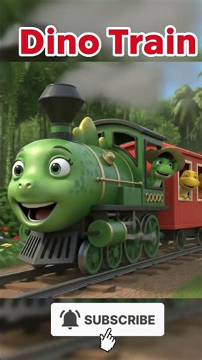 Choo Choo Dino Train 🦕 #rhymes #shorts