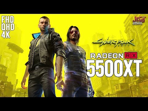 Cyberpunk 2077 on RX 5500 XT 8GB 1080p, 1440p, 2160p benchmarks!