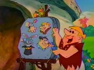 [1991] Post Fruity Pebbles Cereal - Barney's Picture Game with Bedrock Cars promotion commercial