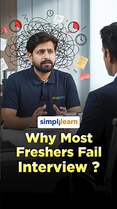 Why Most Freshers Fail Interviews? | Common Interview Mistakes Freshers Make | #Short | #Simplilearn