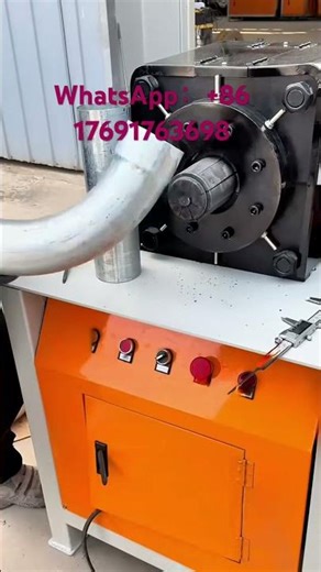 Manual feeding semi-automatic hydraulic pipe belling machine, made in China.