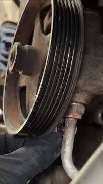 Power steering pump removal trick Ford Mustang, F150, Cown Victoria 4.6L 5.4L