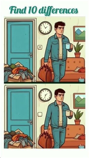 Find 10 Differences Challenge | Can You Spot Them All? 🤔