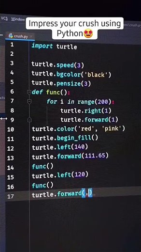 ✨ Amazing Animation Using Python Code ❤️ | By Coder ✨ #programming