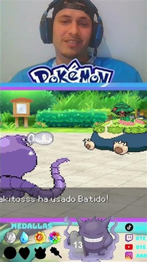 AGATHA CON UN MEGA SNORLAX 💀 | Randomlocke Pokémon Añil #shorts