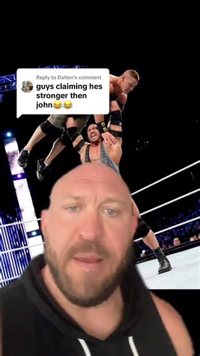 Replying to @Dalton #greenscreen Let’s set the record straight—John Cena is incredibly strong. Ryback is incredibly strong. Our weight room numbers in many lifts were likely comparable, or at l | Ryback Rules