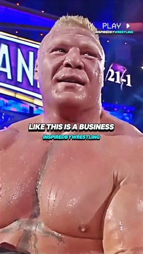 Brock Lesnar On Ending The Undertakers Streak 😳