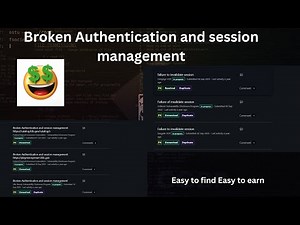 Broken Authentication and Session Management | Easy to Find and | Bug Bounty | Theory + Practical