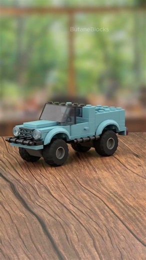 Sky Blue Pickup Truck! #lego #3drender