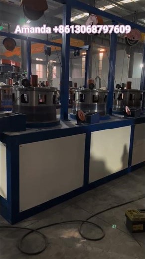 Full automatic pulley type wire drawing machine for binding wire,nail#smallbusiness #construction