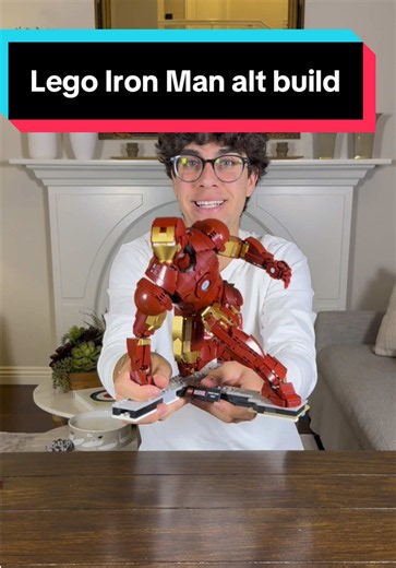 I just built the Lego Iron Man alt build. These instructions from Lloyd23333 are a game changer! Should I keep this or put it back in the original pose? #lego #legomarvel #ironman