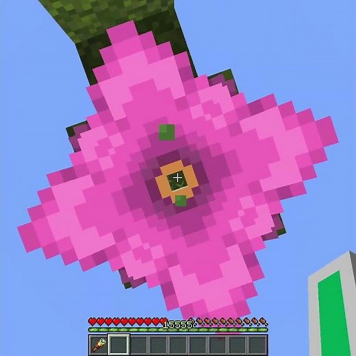 Going Inside Spore Blossom in Minecraft