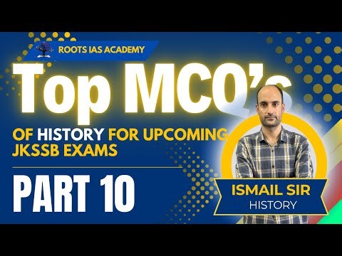 Crack JKSSB with These Top History MCQs! Part 10 #jkssb #jknt #jkpsi