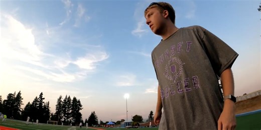 Sunset HS senior makes an impact on soccer team without playing in the game