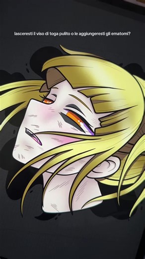 nella scena da cui ho preso ispirazione ce li aveva ma non capisco se mi piace di più con o senza! 😮‍💨 #togahimiko #myheroacademia #mha #tattoo #torino