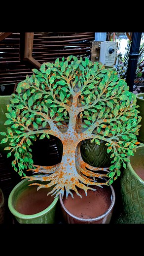 Check out these fantastic new Tree Of Life wall art pieces we got in!! The Tree of Life is a universal symbol found in many cultures, representing the interconnectedness and cycle of life and death. It signifies the link between heaven, earth, and the underworld, embodying knowledge, wisdom, and divine connections. #smallbusinessbigdreams #stthomasontario #familyflowers #ProudlyCanadian #TreeOfLife | Family Flowers