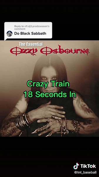 Replying to @nfl.dj3.prodzseason Crazy Train is definitely like one of the top 5 best walkup songs