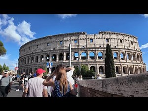 Rome 4K Walking Tour: Stunning Virtual Tour of Rome's Most Iconic Landmarks