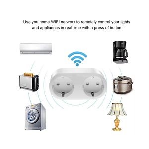 [Hot Item] Mini WiFi Smart Socket 2 in 1 Smart Home EU Standard Plug