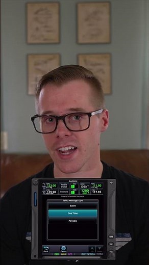 Scheduled Messages on the Garmin GTN 750Xi