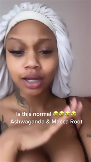 I look rough but Is this normal 😂😂 macca root & ashwagand reviews 😂#aswagandha #maccaroot #maplesyrup