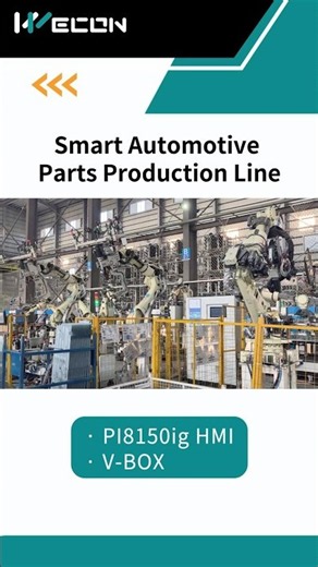 ⚡ From 16 Operators to Just 2 | Smart Automotive Parts Production Line