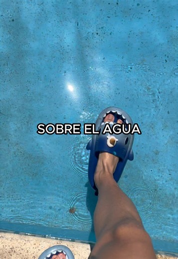¿Puedo caminar sobre el agua con mis SharkSwell?🤔🦈 | Disponibles en la página oficial 👉 sharkswell.com link en bio #sharkswell #shark #chanclasdetiburon #tiburon #sharkslides #españa #mexico #estadosunidos #slides #slippers #comfy #comodidad #fyp #parati #crocs #nike #adidas #gratis #secreto #bolsillo #invierno #cozy #zapatilla #zapato