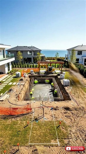 Shotcrete, Plumbing & Tile — Infinity Pool Build EP.2 | From Dirt To Dream #beforeandafter #poold