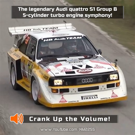 774K views · 21K reactions | The legendary Audi quattro S1 Group B engine symphony!  | NM2255 | Facebook