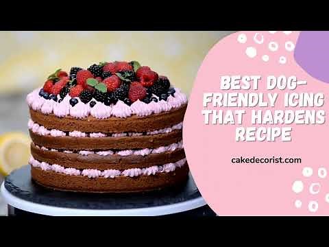 Best Dog Friendly Icing That Hardens Recipe