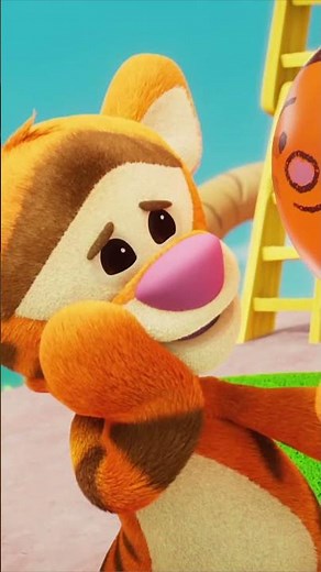 Surprise! Tigger's surprise balloon will make you bounce with joy! 🎈WinniethePooh DisneyJunior
