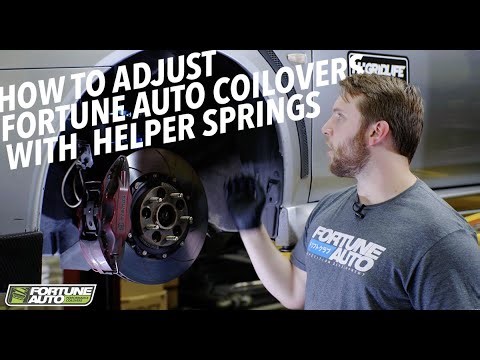 How to Adjust Fortune Auto Coilovers with Helper Springs