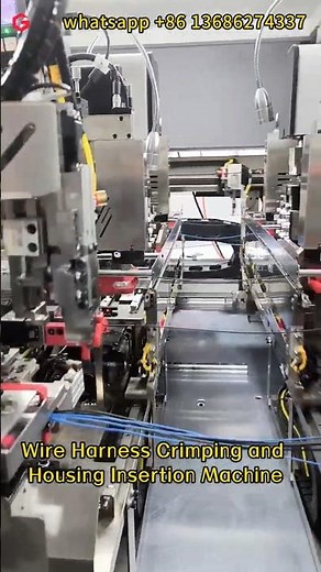 Wire Harness Crimping & Housing Insertion Machine#wireprocessing #Wire Harness Equipment#Automation