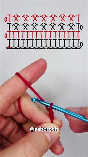 Je te montre comment crocheter des demi-bride qui se croisent ✨ N’hésite pas à m’envoyer ton résultat 💪🏻 #crochet #crochettutorial #crochetersoftiktok #crochetpattern #pourtoi