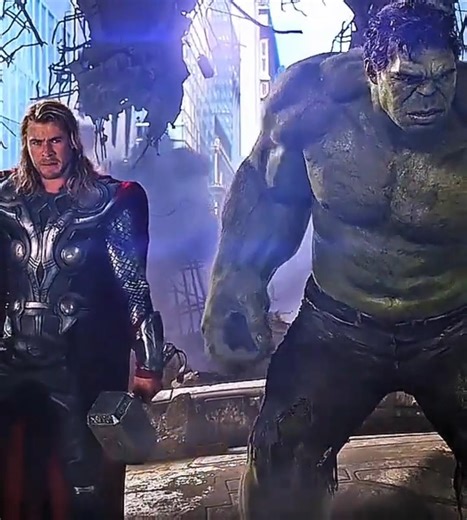 Hulk and Thor Smash Everything! 👊⚡️ The Ultimate Duo! #Shorts #Marvel"#ironman #avengers