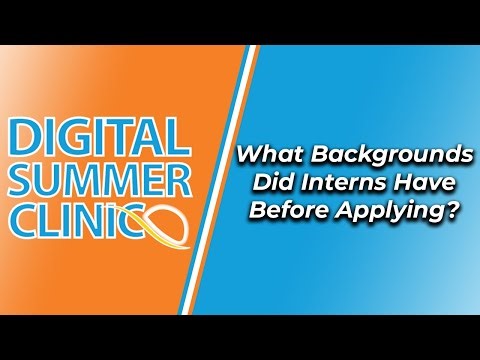 What Backgrounds Did Interns Have Before Applying to the DSC?