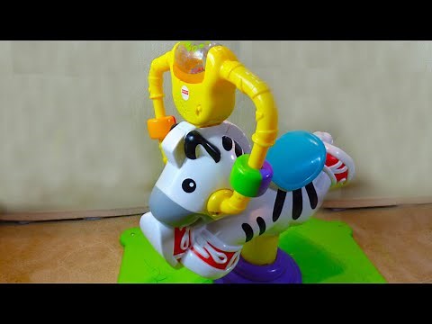 Fisher Price Bounce & Spin Zebra toy.Go Baby Go!