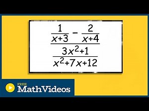 How to Simplify a complex fraction by multiplying by the LCD