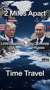2 Miles Apart: USA 🇺🇸 vs Russia 🇷🇺 Time Travel Mystery! ❄️🕒