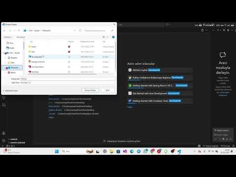 Vs code ta pyhton dilinde kod oluşturma ve çalıştırma
