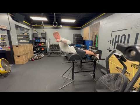 Back extension, and loaded back extension variations