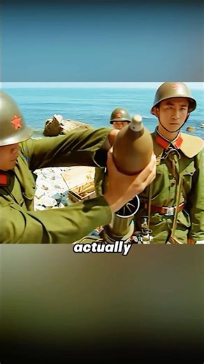 The new recruit actually loaded three shells into the artillery barrel.#movie