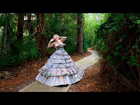 DIY Newspaper Dress!!! Creative ideas amazing results! Fashion/Photography 時尚/攝影