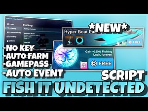 FISH IT Script Free Pastebin 2025 *NO KEY*, Auto Farm , Auto Catch , Instant Catch , Gamepass