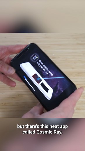 Detect radiation using your smartphone ​☢️​📱​ #howto #smartphone #radiation #radioactive #science #reels | The Action Lab
