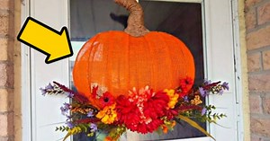 How To Make A Gorgeous Pumpkin Wreath For Autumn