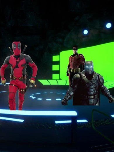 Batman helps robin out #famous #batman #viral #show