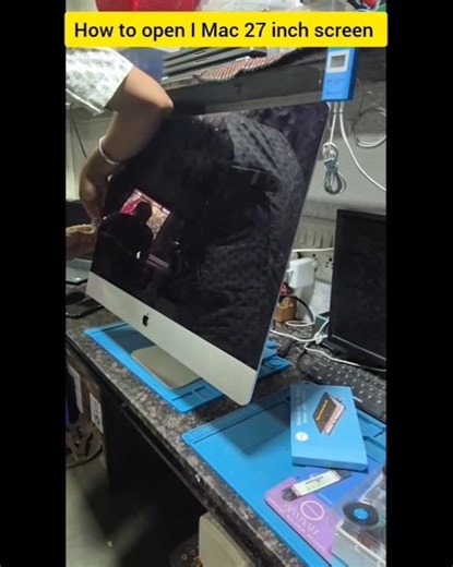 How to open I mac 27 inch 2019 #imac #imacscreenreplacement #appleimac #imacrepair #applecomputer