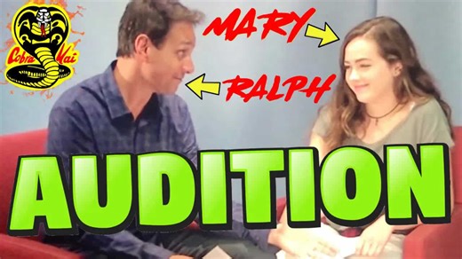 Reacting to Ralph Macchio and Mary Mouser's chemistry read (Cobra Kai audition)