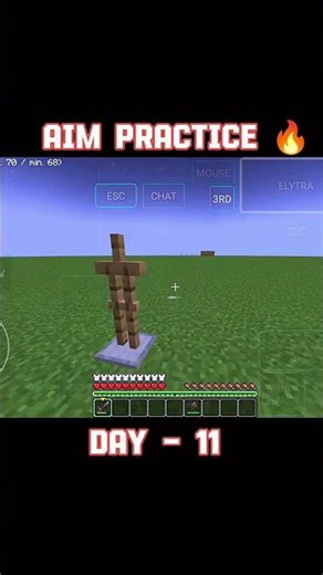 how to practice aim in minecraft, 🔥 #minecraft